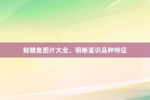 鲢鳙鱼图片大全,明晰鉴识品种特征